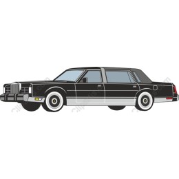 Classic Black Sedan