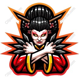 Fierce Warrior Woman
