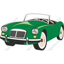 Classic Green Convertible