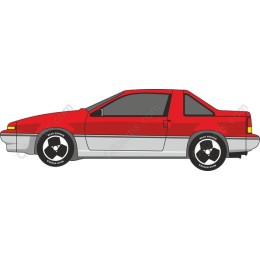 Classic Red Sports Car