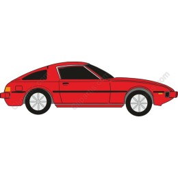 Classic Red Sports Car