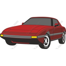 Classic Red Sports Car