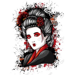 Vibrant Geisha