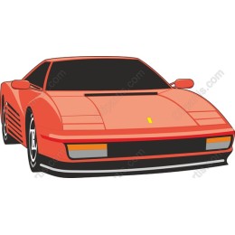 Classic Red Sports Car