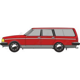 Classic Red Station Wagon