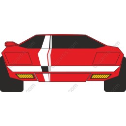 Vibrant Red Sports Car