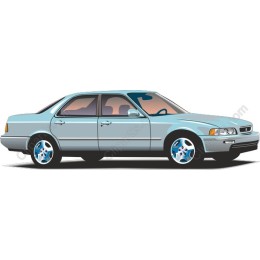 Turquoise Sedan