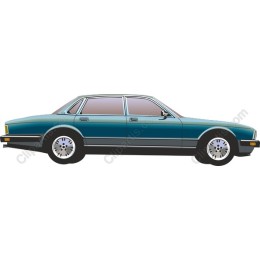 Classic Blue Sedan