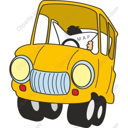 Cheerful Yellow Car Adventure