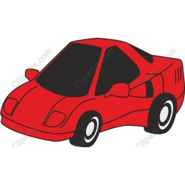 Vibrant Red Car
