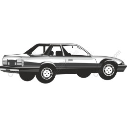 Classic Silver Car