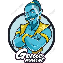 Enchanting Genie Mascot