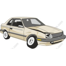 Vintage Beige Sedan