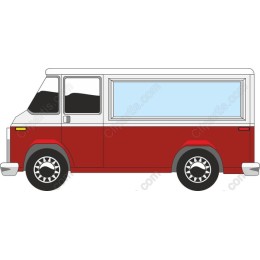 Classic Red Food Truck