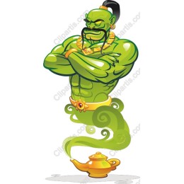 Captivating Green Genie