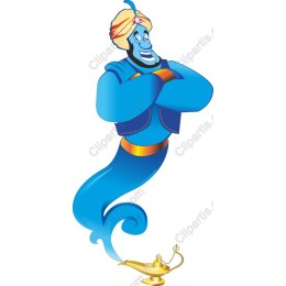 Enchanting Blue Genie