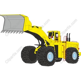 Yellow Wheel Loader