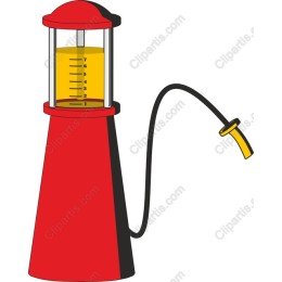 Nostalgic Red Fuel Pump