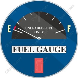 Fuel Gauge - Unleaded Fuel Only