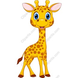 Cute Cartoon Giraffe