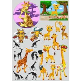 Giraffe Set - Playful