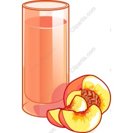 Refreshing Peach Juice