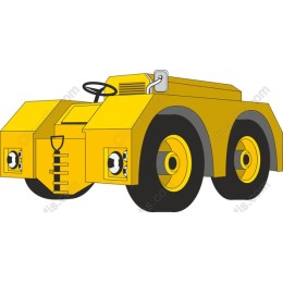 Vibrant Yellow Utility Vehicle