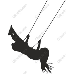 Joyful Swinging Girl