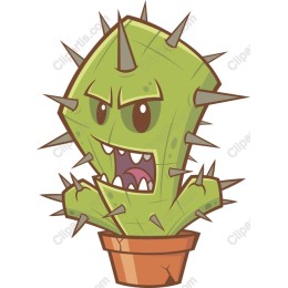 Whimsical Quirky Cactus