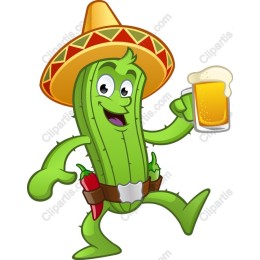 Cheerful Cactus Character