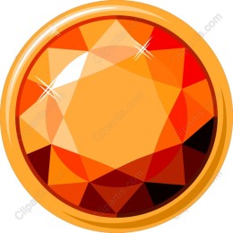 Orange Gemstone