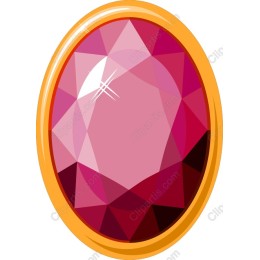 Vibrant Pink Gemstone