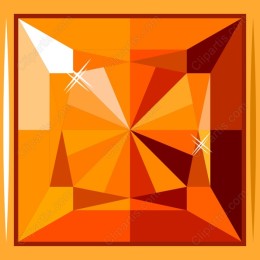 Orange Gemstone