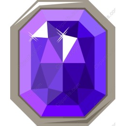 Dazzling Purple Gemstone