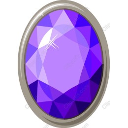 Elegant Purple Gemstone