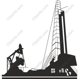 Oil and Gas Industry - Oil Rig and Drilling Tower