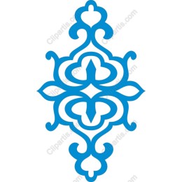 Intricate Blue Ornamental