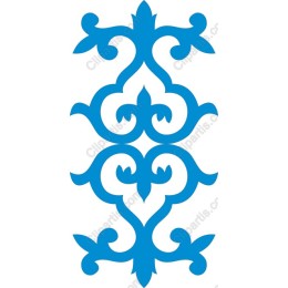 Elegant Blue Ornamental