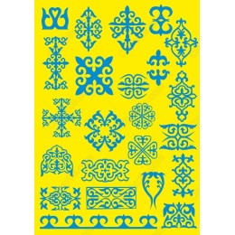 Ornate Flourishes Set - Blue Collection
