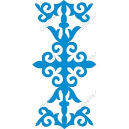 Elegant Blue Ornamental