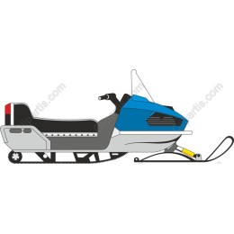 Classic Snowmobile - Winter Adventure