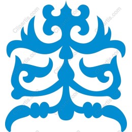 Elegant Blue Motif