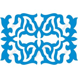 Ornamental Blue Floral