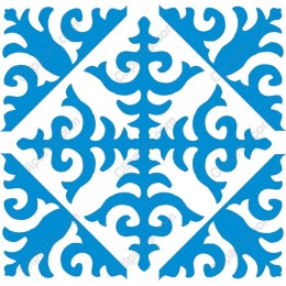 Ornate Blue Tile