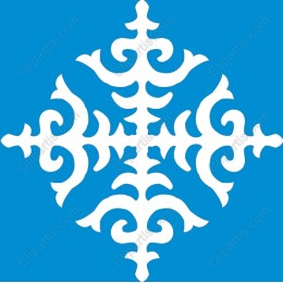Elegant White Snowflake