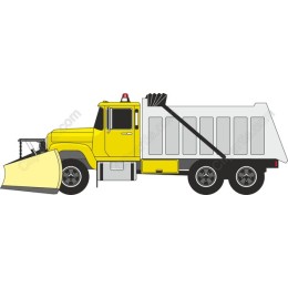 Yellow Snow Plow Truck