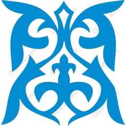 Elegant Blue Swirl