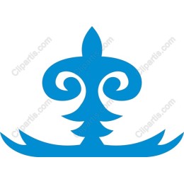 Elegant Blue Swirl