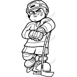 Young Hockey Player