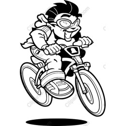 Dynamic BMX Rider